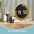 thumbnail image 3 of KADAMS Pomodoro Timer Cube, 5,10,25,50 Minute Countdown Timer, LED Visual Display, Pomodoro Timer with Mute & Ring Alert for Productivity, Home, Kitchen, School, Office & Focus, 3 of 6