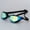 Black, variant on High-Clear Small Frame Competitive Swim Goggles with Flat Anti-Fog Lens and UV Filtering for Adults and Youth