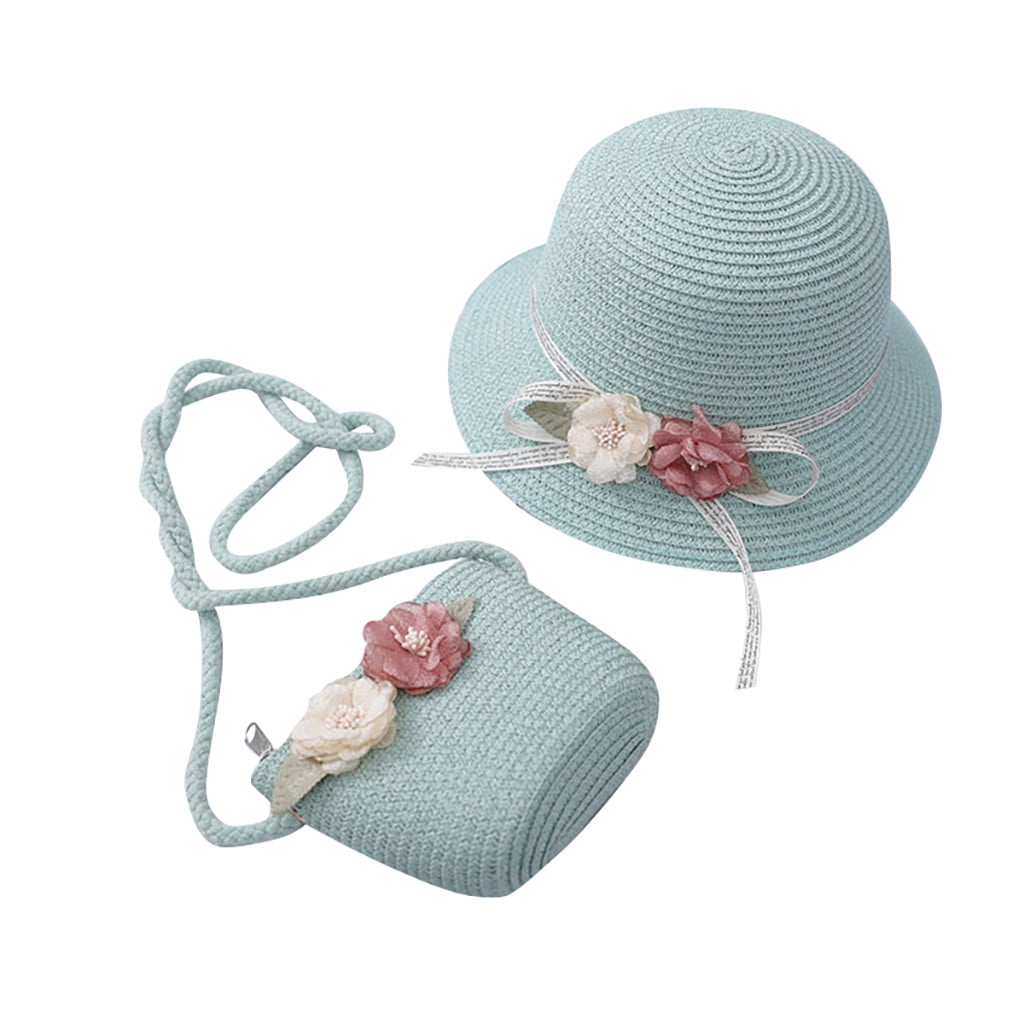 Betiyuaoe Summer Cap Sun Hats for Women Girls 2-7 Age Straw Hat Tourism ...