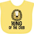 thumbnail image 3 of Inktastic King of the Crib Boys Lion Boys Baby Bib, 3 of 4