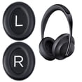 thumbnail image 4 of 1 Pair Soft Cover Headphone Accessories Cushions Ear Pads Foam Leather Replacement BLACK, 4 of 8