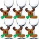 thumbnail image 2 of Advancent Juego de copas de vino de Navidad de 6 uds., decoración de muñeco de nieve, alce, Papá Noel, adornos navideños para la cena de la del Barra de herramientas No.1 Advancent HA044572-01, 2 of 6