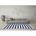 thumbnail image 3 of Ahgly Company Indoor Rectangle Abstract Blue Contemporary Area Rugs, 7' x 10', 3 of 4