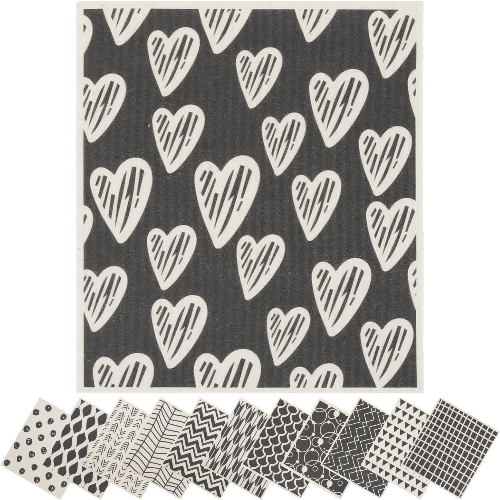 Xiyztok 12Pcs Swedish Dishcloths Highly Absorbent Kitchen Dish Cloths Reusable Dish Towels Non Scratch Dish Rags Soft Cotton Cleaning Cloth for Washing Cleaning Scrubbing Kitchen Dishes Bathroom