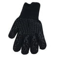 thumbnail image 1 of Guantes de cocina resistentes al calor, antideslizantes, reversibles, con forro de poliéster y algodón, para asar y cocinar en barbacoa., 1 of 14