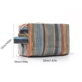 thumbnail image 3 of Yaayu Faux Grass Woven Waterproof PVC Makeup Bag, Large Capacity Cosmetic Wash Pouch, Storage Trunks & Bag, Multicolor, 3 of 5