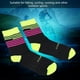 thumbnail image 2 of Calcetines deportivos unisex transpirables de color amarillo y rosa para actividades al aire libre, ciclismo, correr y escalar, 2 of 8