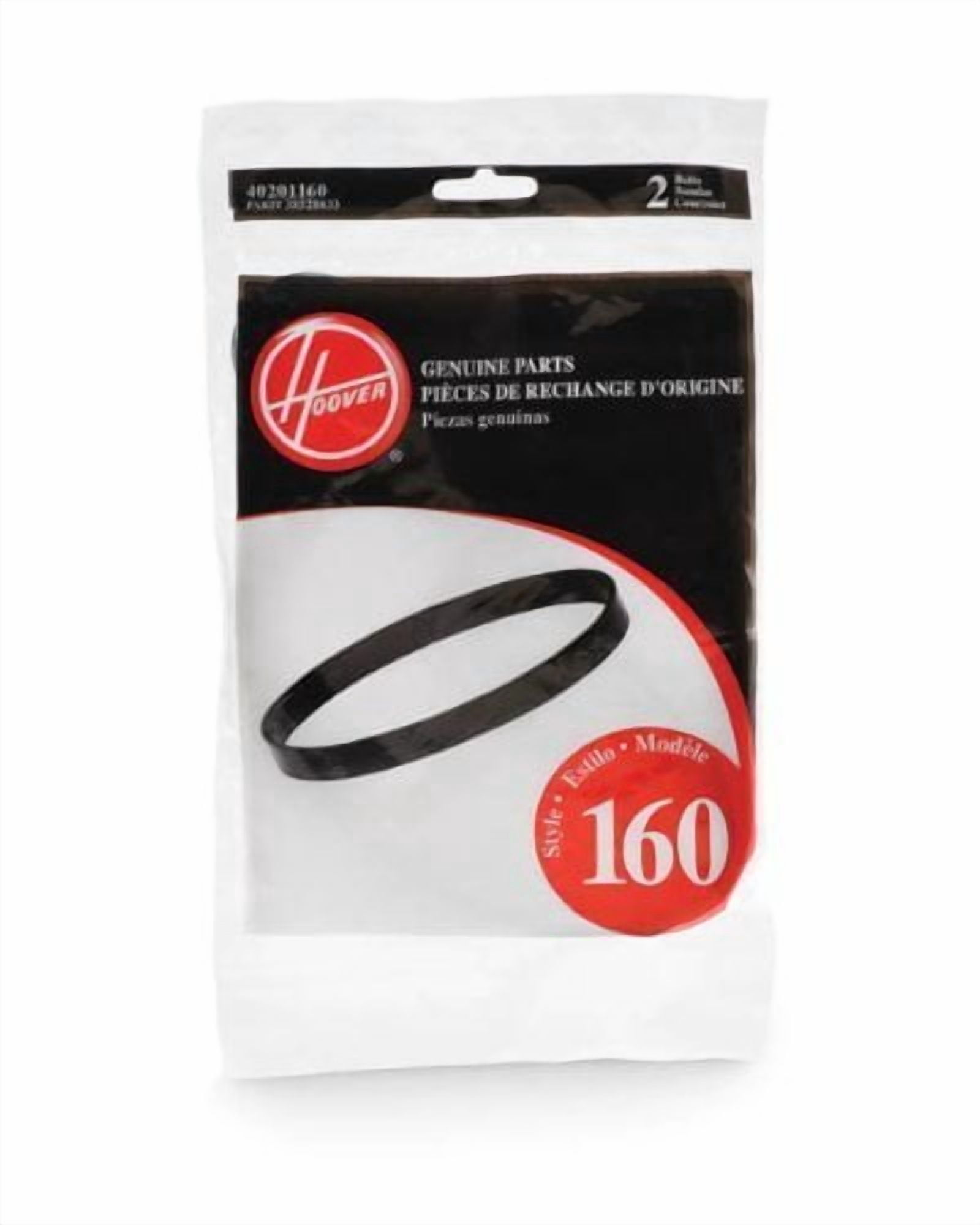 Genuine Hoover WindTunnel Self-Propelled Vacuum Belt Set - Includes Drive Belt & V Belt (Parts #38528034 & 38528035) - View #7