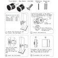 thumbnail image 1 of Intelligent Door Lock,Bt App Remote Ic Key Apartment Lock With Door Knob Key Apartment Office 5-in-1 Unlock Door With Keypad Bt Door Lock With Ic Key 5 To Unlock Ic -slip Handle Code Ic -slip, 1 of 6