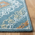 thumbnail image 3 of Safavieh  Handmade Blossom Sueann Wool Rug 5'  x  8' 5' x 8' Handmade,Indoor Living Room,Bedroom,Dining Room Rectangle, 3 of 7