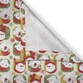thumbnail image 6 of Ambesonne Christmas Valance & Curtain, Santa Snowman Elves, 55"x36", Multicolor, 6 of 6