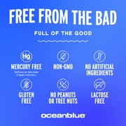 OceanBlue Omega-3 2100 Triple Strength Fish Oil Supplement, 180 Softgels, EPA DHA, Burpless, Mercury-Free, Total Body Wellness Support