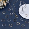thumbnail image 4 of 200Pcs 4 Colors Zinc Alloy Linking Rings Textured Ring Shape Mixed Color 23.5x1.5mm Inner Diameter: 20mm 50pcs/color, 4 of 5