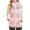 Pink, variant on Meichang Women's Vests Coats Stand Collar Sleeveless Fuzzy Fleece Plaid Vests Casual Soft Color Block Coats Winter Warm Zip Up Vests Jackets with Pockets