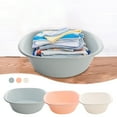 thumbnail image 2 of Grrvtrz Washbasin Home Portable Laundry Basin Washbasin Dormitory Washbasin Washbasin Thickened Plastic Basin,Cleaning Supplies,Home Cleaning Products, 2 of 4