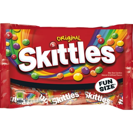 Skittles Original Fun Size Candy Bag 9 1 Oz Skittles Original Fun Size Candy Bag 9 1 Oz