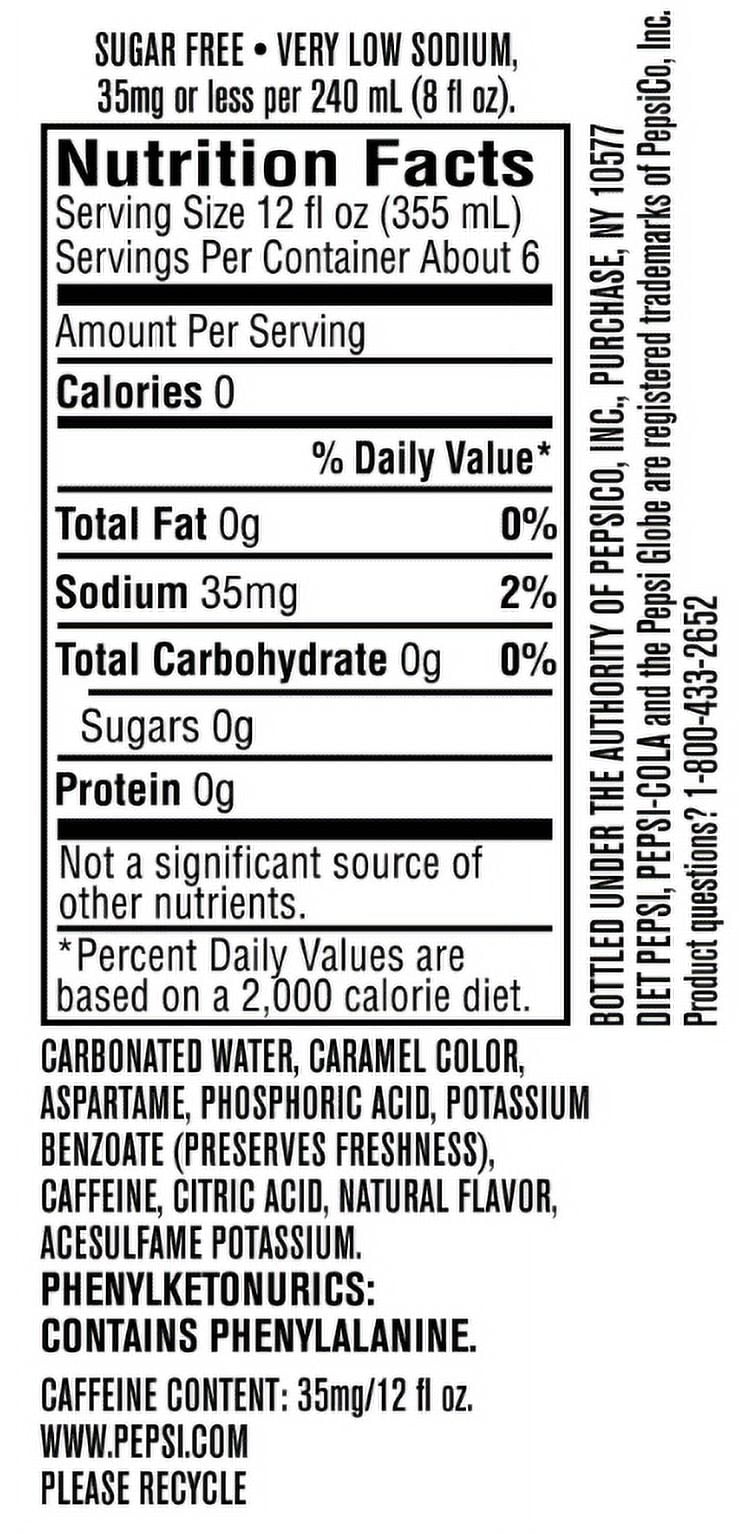 Diet Pepsi Soda Pop, 12 fl oz, 8 Pack Cans