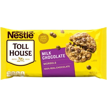 NESTLE USA/TOLL HOUSE Milk Chocolate Morsels 34.5 oz. Bag