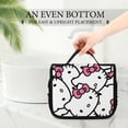 thumbnail image 7 of Hello Kitty Hanging Travel Toiletry Bag Makeup Cosmetic Bag Organizer for Women Girls, 7 of 7
