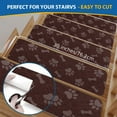 GRGSF 4 Pack Stair Treads Traction Mats EasyInstall NonSlip Self