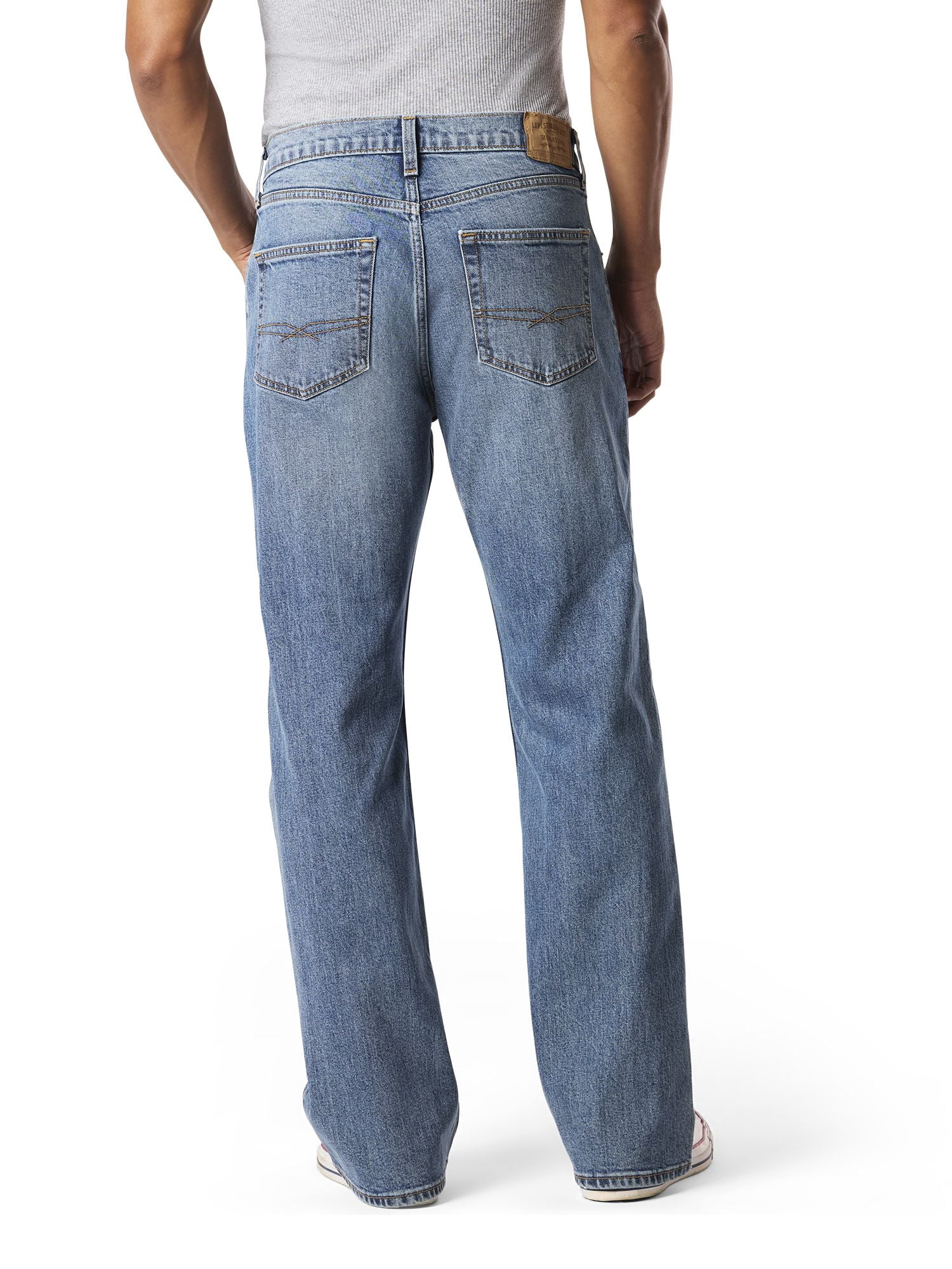 Levi Strauss Signature Men's and Big and Tall Original Relaxed Bootcut Jeans