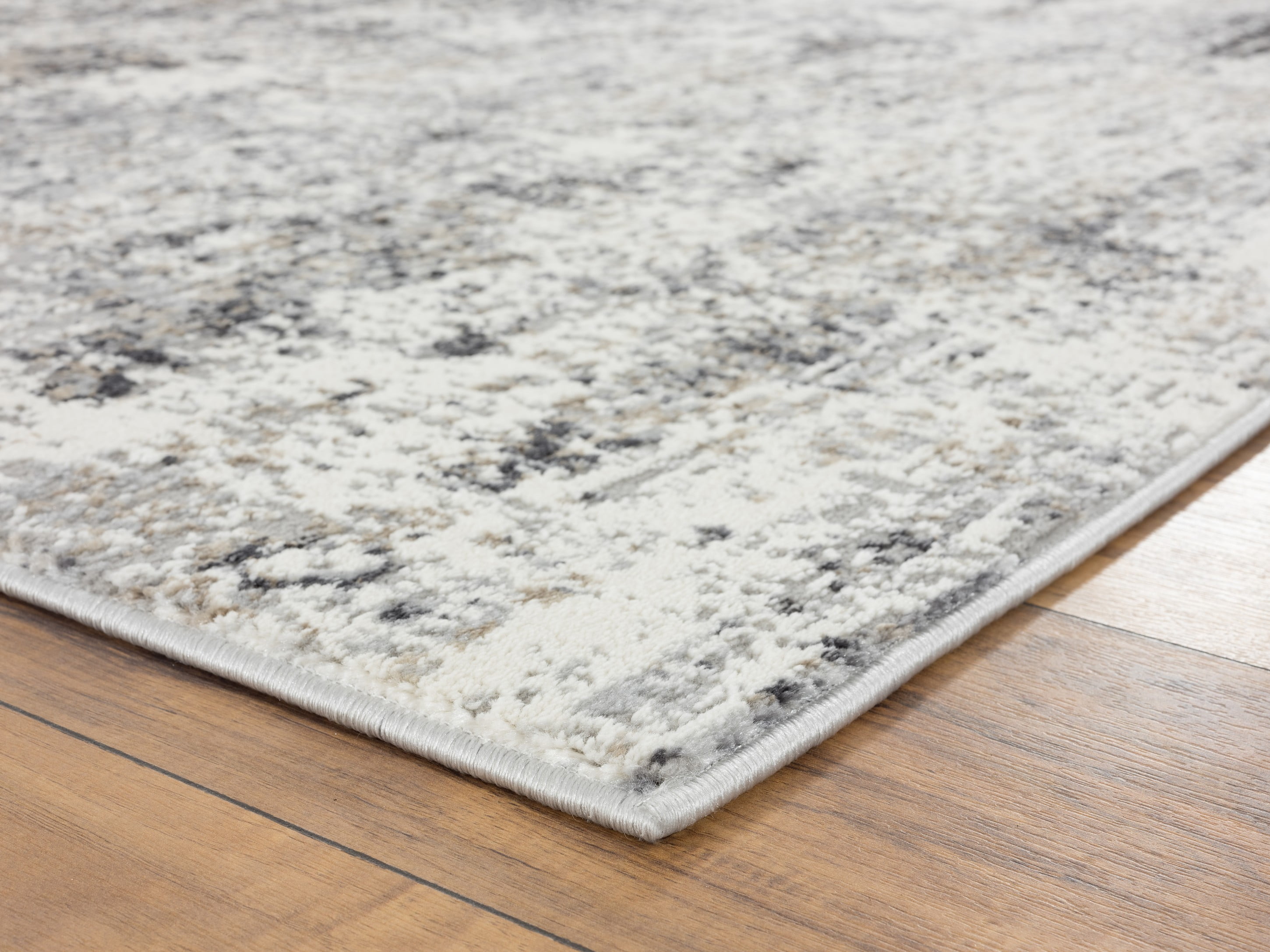 United Weavers Hyperion Enceladus Transitional Abstract Area Rug, Charcoal, 12'6" x 15'