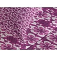 thumbnail image 4 of Ambesonne Purple Quilted Bedspread Set 3 Pcs, Botany Themed Petals, King Size, Fuchsia Purple, 4 of 5