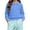 Blue, variant on Girls School Polo Uniform Shirt Fall Slim Fit Long Sleeve Collared Shirts