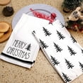 thumbnail image 6 of SM-XLHN Christmas Kitchen Towels Set of 2,Black Xmas Tree Dish Towels 18x26 Inch,Hoilday Farmhouse Home Decoration AD101, 6 of 6