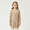 Khaki, variant on BXJX Girls Cardigan Sweaters, Mid-length Knitted Button Down Long Sleeve Fall Cardigans with Pockets Green Size 10-12 T