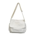 thumbnail image 1 of Bolso de hombro informal, ligero, clásico, bolso de mano, bolso de compras, bolso bandolera Blanco, 1 of 7