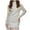 Beige-06, variant on Perfectbot Women's Bodycon Sweater Dress - Mock Neck Long Sleeve Fringe Hem Mini Dresses Vacation Outfit