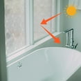 thumbnail image 3 of Película de privacidad para ventanas con patrón de prismas triangulares sin pegamento, adhesivo para ventanas de vidrio para el hogar 39.37"L x 17.72"W transparente, 3 of 6
