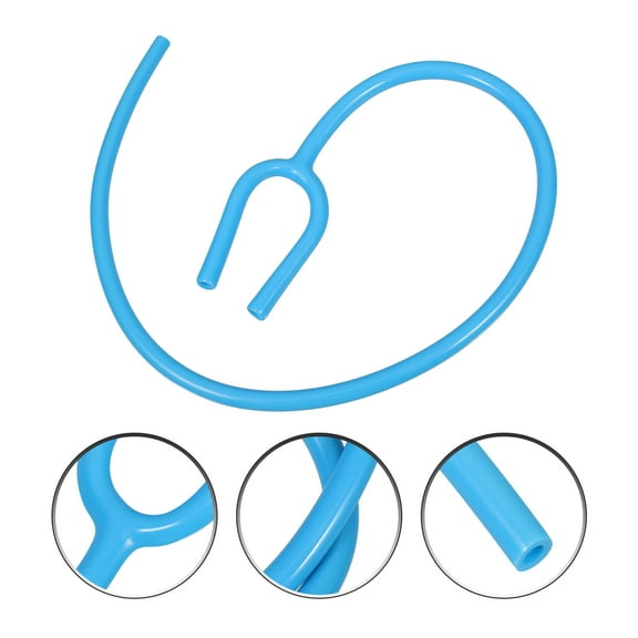 UNOMOR 2Pack Stethoscope Tubing Stethoscope Extension Tube Sky-blue for Medical Use Professionals