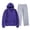 Dark Purple2&1080, variant on CONFREE Mens Track Suit 2 Peice Set Casual Sweatsuit for Men Baggy Hoodies Sweatpants Outfits Comfy Fall Winter Tracksuit
