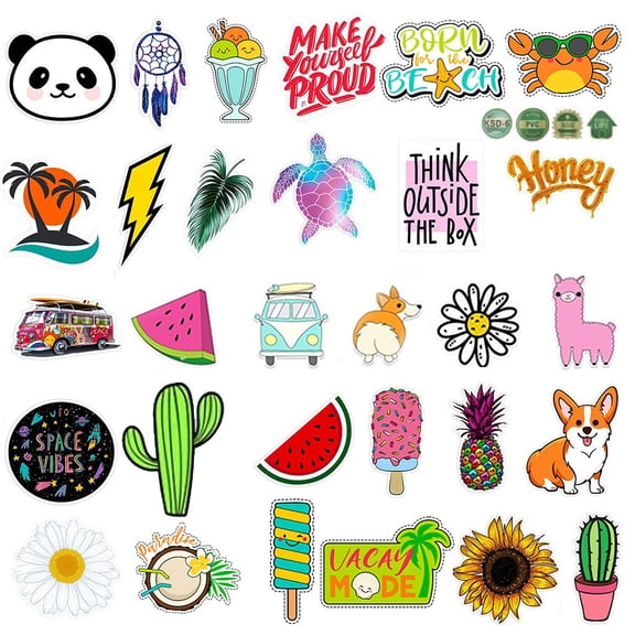 Big Stickers for Teens Cute Water Bottles Wall Stickers for Personalization