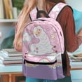 thumbnail image 5 of Psesaysky Cute Llama Rainbow Backpack for Boys and Girls Middle Elementary School Bag 17 Inch Lightweight Large Capacity Bookpack Back to School Gifts, 5 of 7