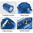 thumbnail image 4 of Lámpara de camping Irfora Linterna para acampar al aire libre Fuente de alimentación de carga solar recargable por USB para teléfono Linterna de camping LED plegable portátil para exteriores Irfora Lámpara de camping, 4 of 5