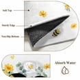 thumbnail image 6 of Summer Bee Love Area Rugs 6'x9', Washable Small Throw Rugs for Kitchen Dining room, Daisy Floral Eucalyptus Leaves Rustic Indoor Outdoor Rug Non-Slip Low Pile Carpet Runner Reversible Floor Mats, 6 of 8