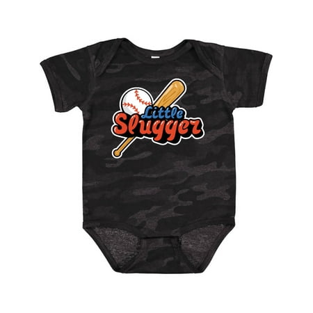 

Inktastic Little Slugger Gift Baby Boy or Baby Girl Bodysuit