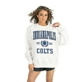thumbnail image 3 of Women's Gameday Couture White Indianapolis Colts Timeless Triumph Premium Fleece Pullover Sweatshirt, 3 of 5