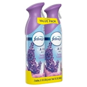 Febreze Air Mist Air Freshener Spray, Twilight Lavender, 8.1oz, 2 Count