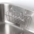 thumbnail image 3 of Estante Para Fregadero De Cocina, Soporte De Esponja De Acero Inoxidable 304, Estante De Almacenamiento De Toallas Para Fregadero, Estante De Drenaje Para Fregadero Yuarrent HA036405-00, 3 of 6