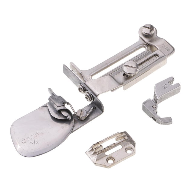 GUOOL Machine à Coudre Industrielle Pièce de Rechange & Accessoires Double Pli Ressort Type Balançoire Ourleur Attache 1-8 3mm