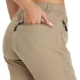 thumbnail image 4 of Pantalones de golf SPOSULEI ligeros de secado rápido para mujer Khaki XS, 4 of 6