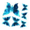 thumbnail image 4 of 6 pegatinas de mariposa luminosas para decoración del hogar, calcomanías que brillan en la oscuridad. 15 cm x 15 cm, 4 of 9