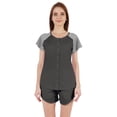 thumbnail image 1 of Inkmeso Ensemble de Nuit 2 Pcs pour Femmes Manches Raglan Chemise Boutonnée & Shorts Vêtements de Nuit-18, 1 of 7