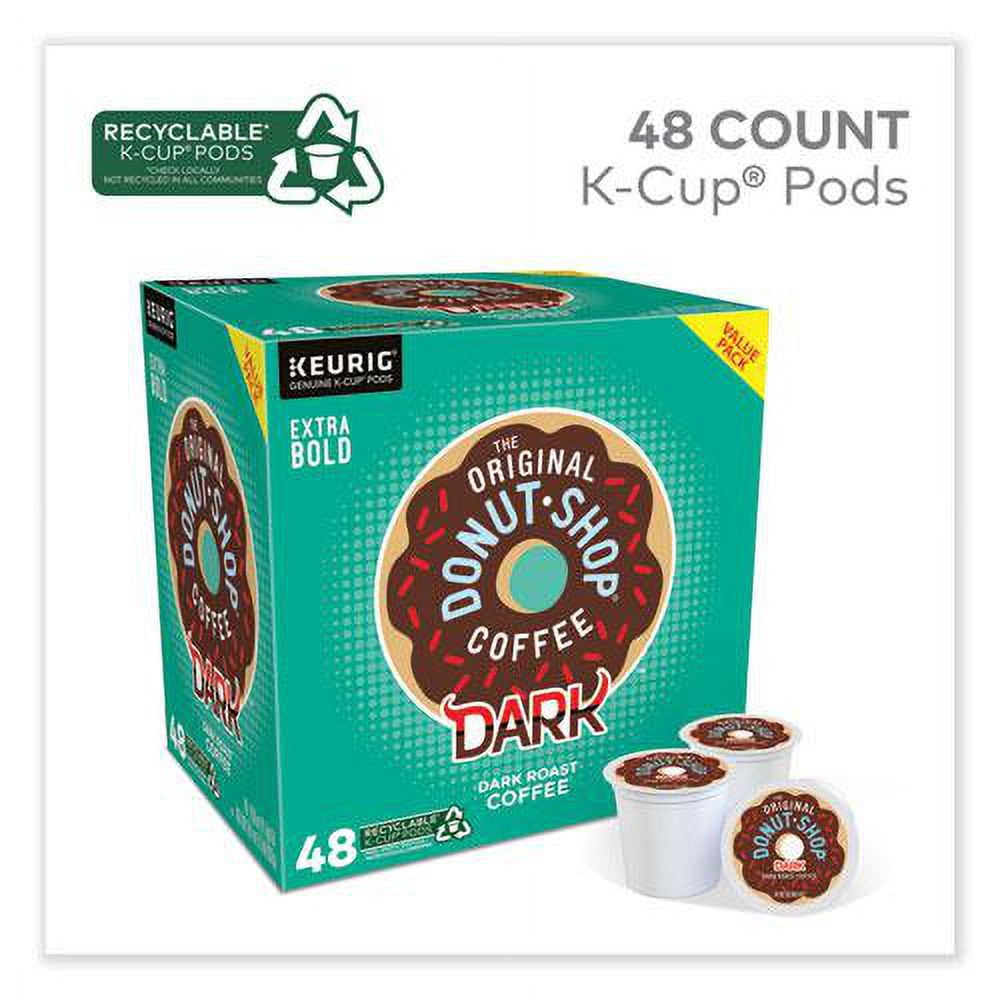 The Original Donut Shop Dark Keurig K-Cup Coffee Pods, Dark Roast, 48ct