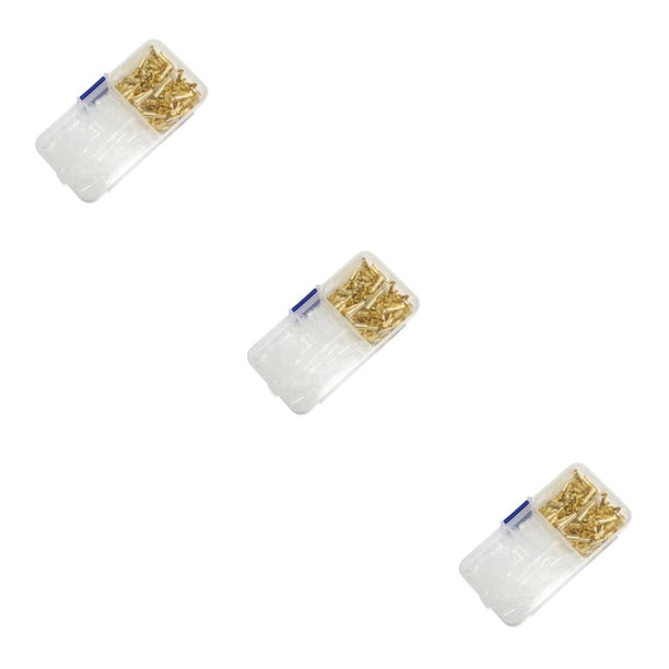 Scienceny 200 Pieces Professional 3mm Copper Crimp Terminal Electric Plug-In Connector Terminal Connectors Press Wire High Set Strength Type1 NO1 Scienceny CBP493200