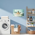 thumbnail image 5 of ZHONGYUTONG Sea Turtle Wall Art Bathroom Wall Decor Turtle in Bathtub Canvas Print Ocean Animal Pictures for Living Room Decor Framed (12.00" x 18.00"), 5 of 5